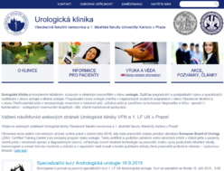 Webové stránky Urologické kliniky